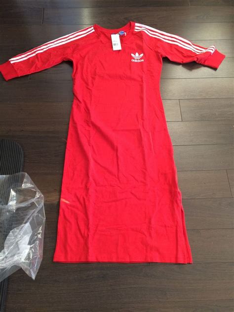 red and white adidas dress.